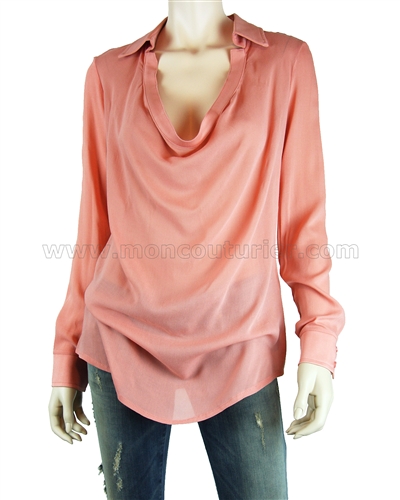 Siste's Blouse with Deep Open Front