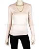 Siste's Women's Deep Scoop Neck Top Blush