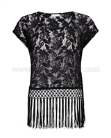 SuperTrash Womens Lace Top Turi