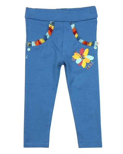 Tuc Tuc Little Girl's Leggings with Fringe