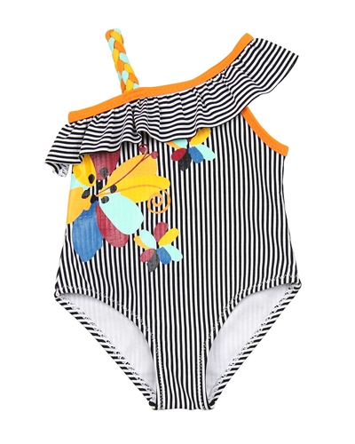Tuc Tuc Little Girl's Striped Swimsuit