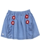 Tuc Tuc Little Girls Chambray Skirt with Ruffles