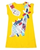 Tuc Tuc Little Girl's T-shirt Dress with Dinosaur Print