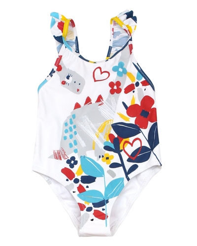 Tuc Tuc Little Girl's Swimsuit with Criss-cross Back