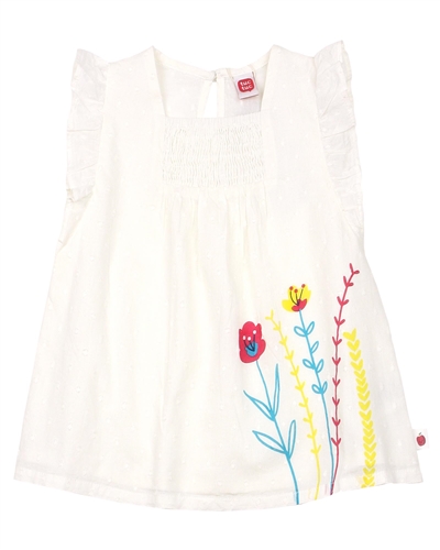 Tuc Tuc Little Girls Blouse with Smocked Front