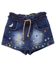 Tuc Tuc Little Girls Embroidered Denim Shorts