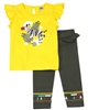 Tuc Tuc Little Girls Tunic with Zebra Print and Leggings Set