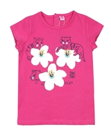 Tuc Tuc Little Girls T-shirt with Floral Print