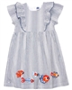 Tuc Tuc Little Girl's Stripe Dress with Embroidery