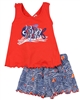 Tuc Tuc Little Girls Fishes Print Jersey Tank and Shorts Set