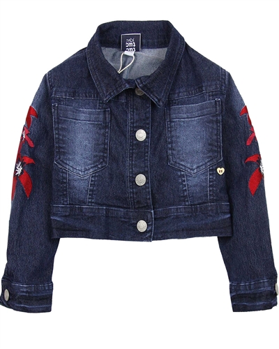 Tuc Tuc Girl's Denim Jacket with Embroidery