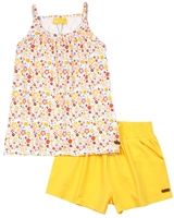 Tuc Tuc Girl's Tank Top in Floral Print and Shorts Set