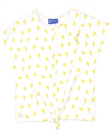 Tuc Tuc Girl's T-shirt in Lemons Print with Ties