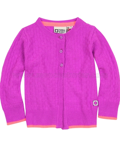 Tumble n Dry Baby Girls Knit Cardigan Ches