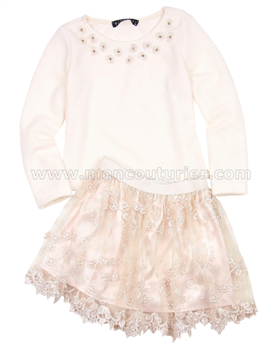 Biscotti Sweet Soiree Sweater and Skirt Set